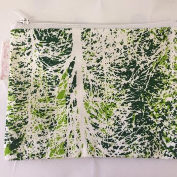 1. Green Forest Print Coin Purse