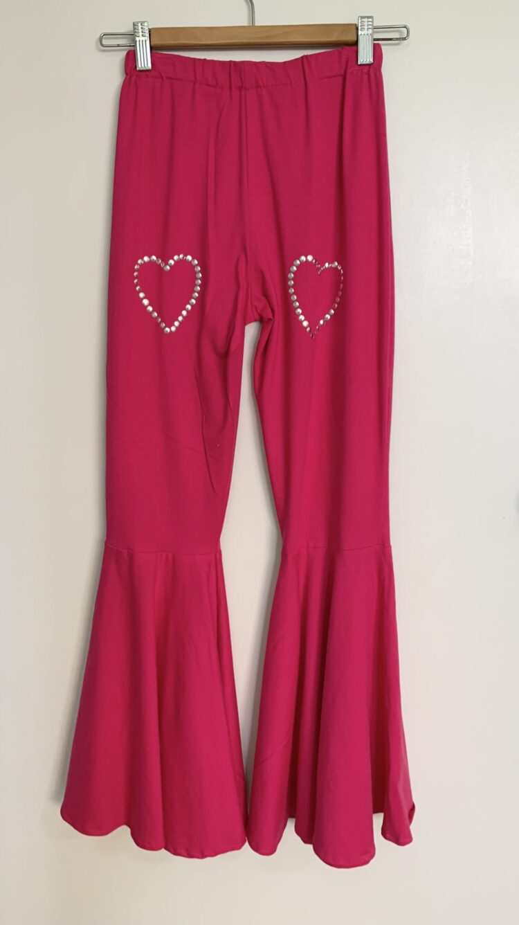 Pink Heart Long Pants - The Sassi Seamstress