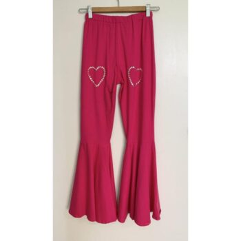 Pink Heart Long Pants