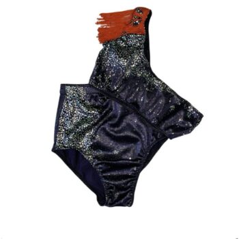 Star Print Navy Top and Bottom Festival Set