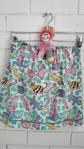 Girls Australian Animal Patterned Sumer Skirt