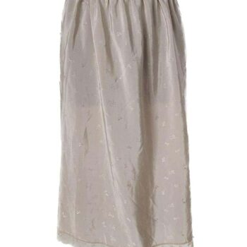 Beige Silk Slip Pedicoat Waist Size 10 - 12