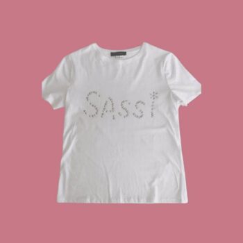 Sassi Boob Bling T-shirt - Extra Small be spoke collection