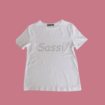 Sassi Boob Bling T-shirt - Small