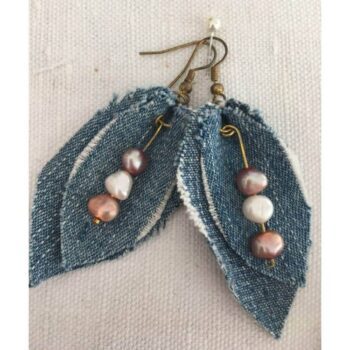 Sassi Denim Handmade Earrings 2